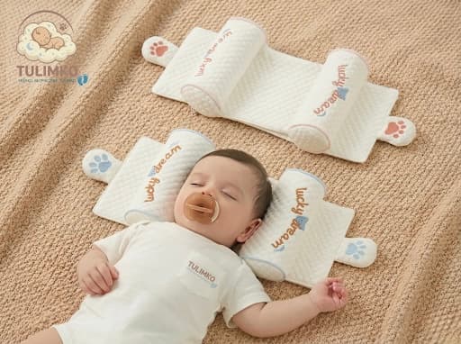 Poduszka Tulimko - regulowana poduszka do kształtowania główki niemowlęcia